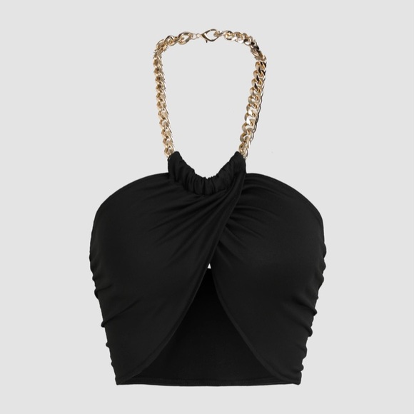 Chain Halter Top - Picture 3 of 4